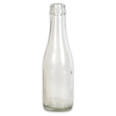 187 ml Clear Champange Bottles, Case of 24