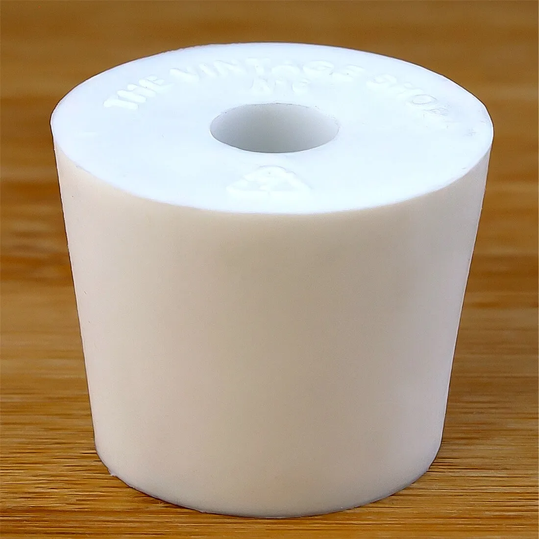 Rubber Stopper, #6 Drilled