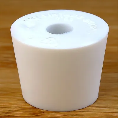 Rubber Stopper, #6.5 Drilled