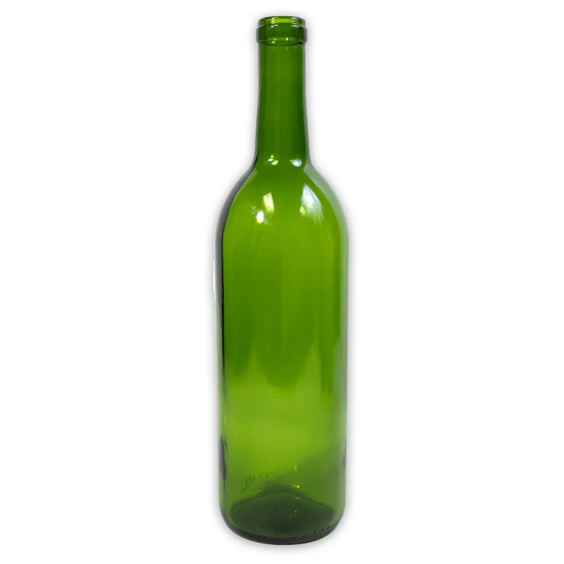 750 ml Bordeaux Wine Bottles, case of 12, Green