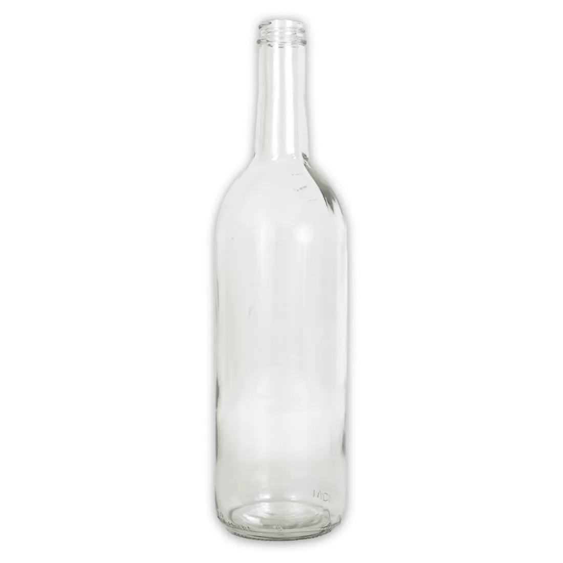 750 ml Clear Bordeaux Wine Bottles, Screw-Top, each