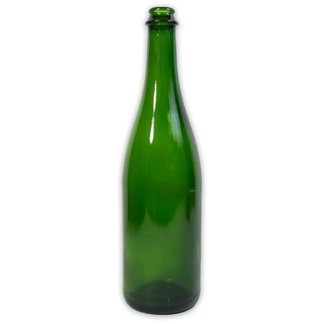 750 ml Green Champagne Bottles, case of 12