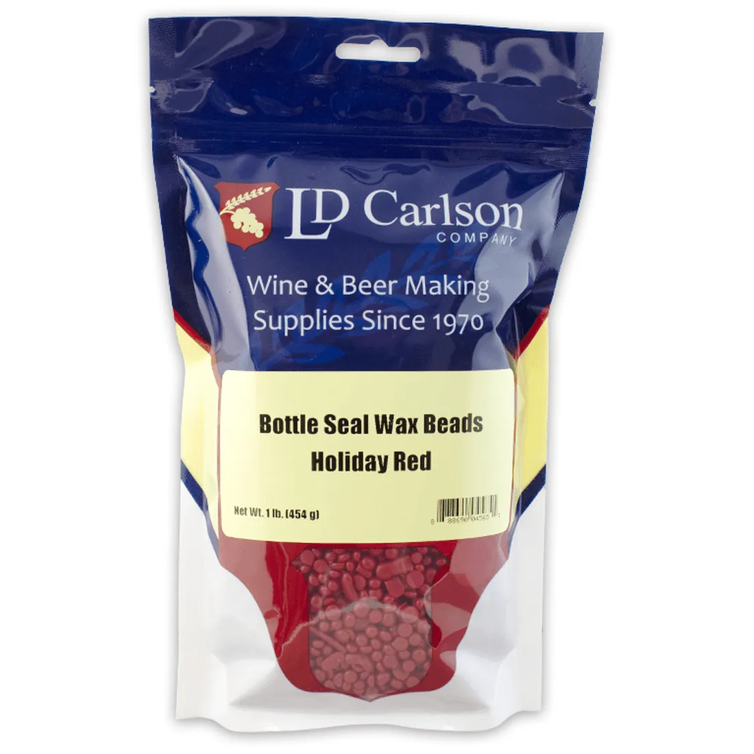 Bottle Wax, Holiday Red, 1 lb