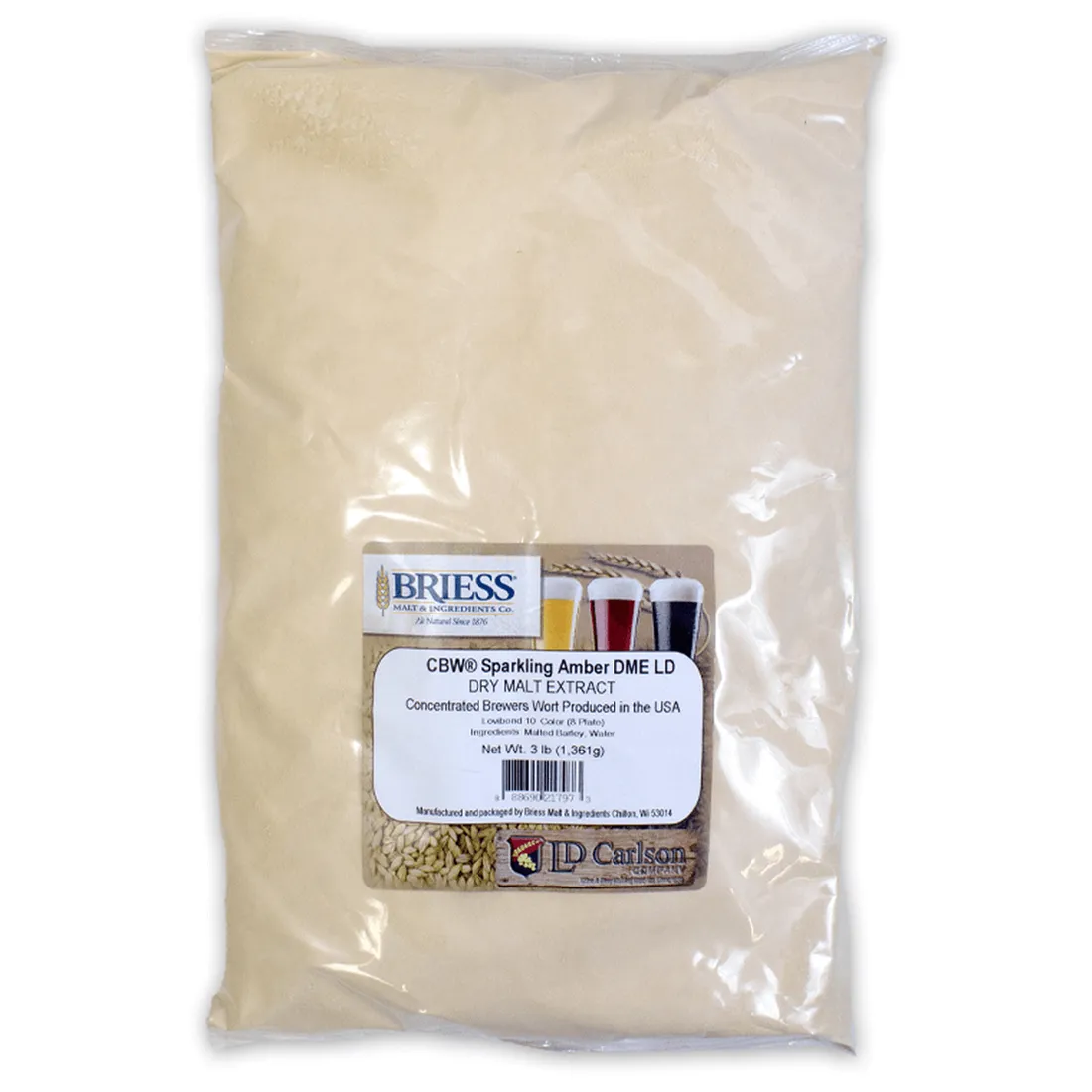 Briess - Amber DME, 3 Pound Bag