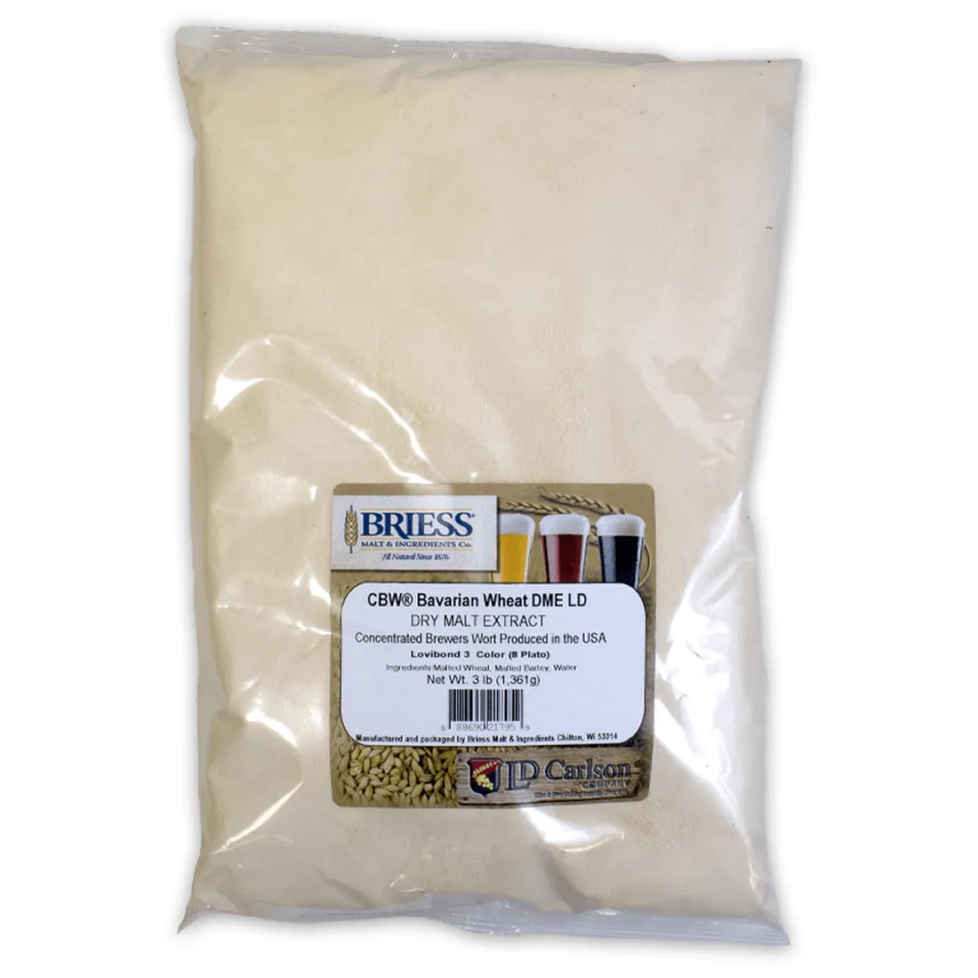 Briess - Bavarian Wheat DME, 3 Pound Bag