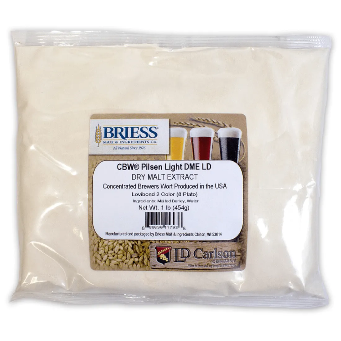 Briess - Pilsen Light DME, 1 Pound Bag