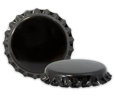 Crown Caps, Oxygen Absorbing - Black, 144