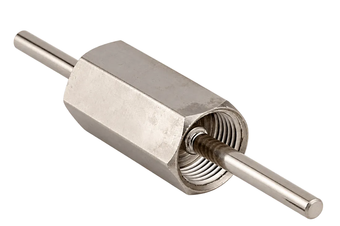 Dual Sankey Cleaning Connector with Check Ball Lifters