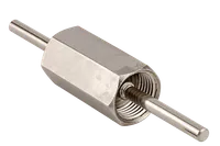 Dual Sankey Cleaning Connector with Check Ball Lifters