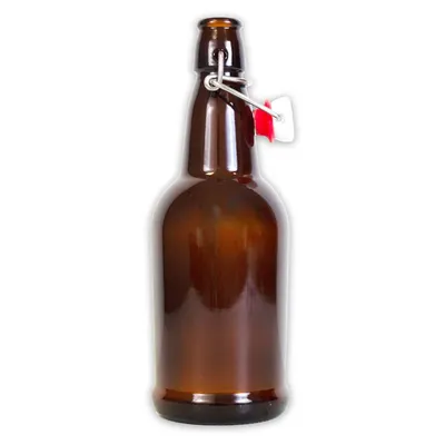 EZ Cap Bottles, Amber 16 oz, Case of 12