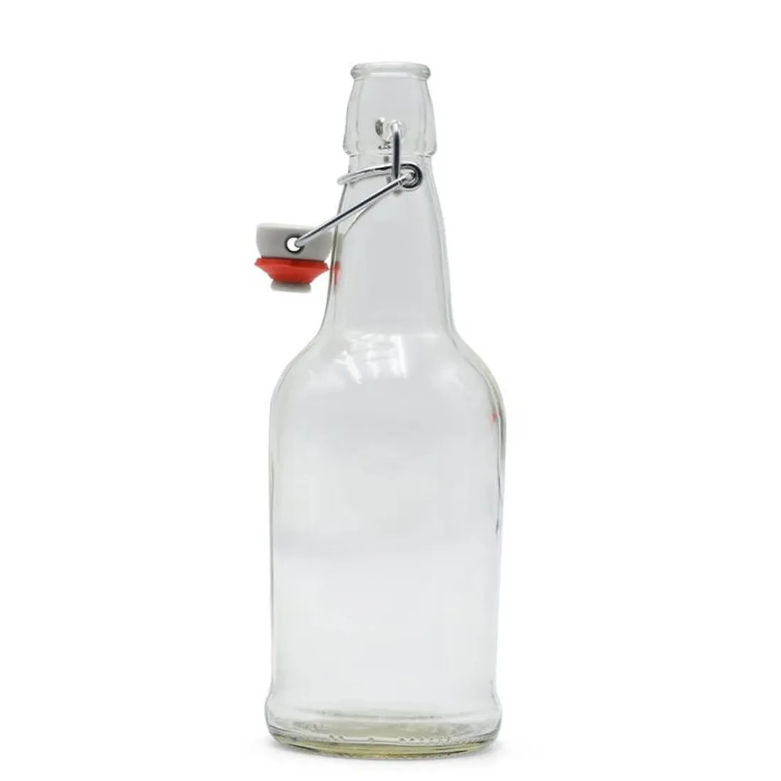 EZ Cap Bottles, Clear 16 oz, Case of 12