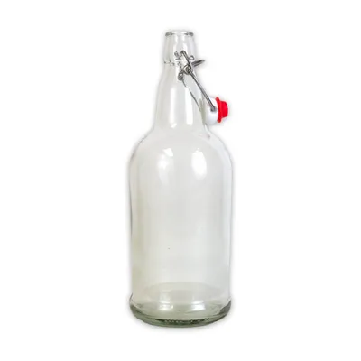 EZ Cap Bottles, Clear 32 oz, Case of 12