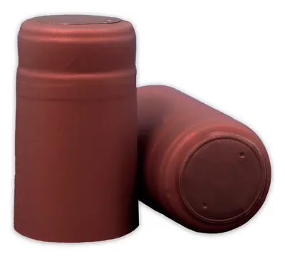 Heat Shrink Sleeves - Matte Burgundy, Bag of 30