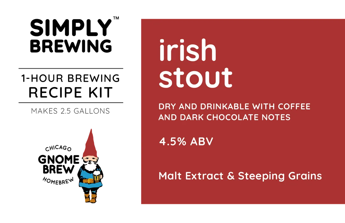 Irish Stout - 1 Hour Recipe Kit