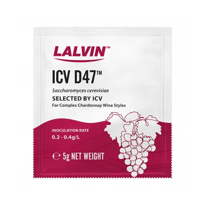 Lalvin ICV D47 Dry Wine Yeast, 5 g