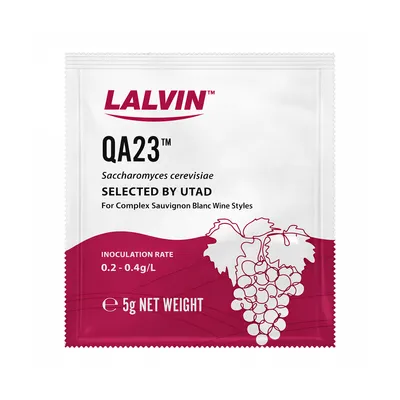 Lalvin QA23 Dry Wine Yeast, 5 g