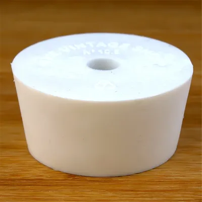 Rubber Stopper, #10.5 Drilled
