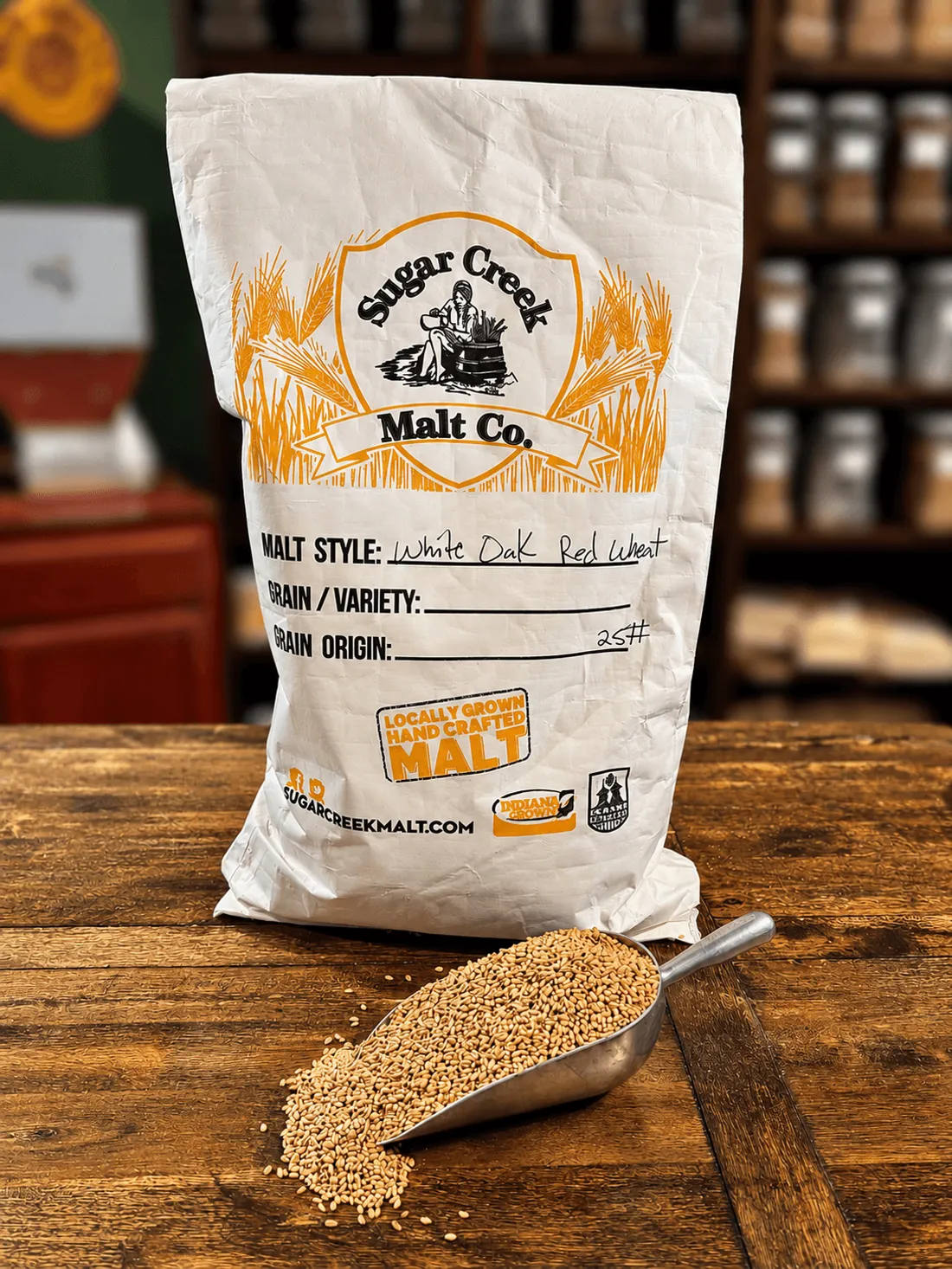 Sugar Creek White Oak Smoked Red Wheat, 1 lb